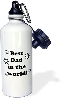 

3dRose 621 ml Water Purifier Bottle(White)