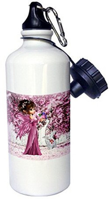 

3dRose 621 ml Water Purifier Bottle(White)