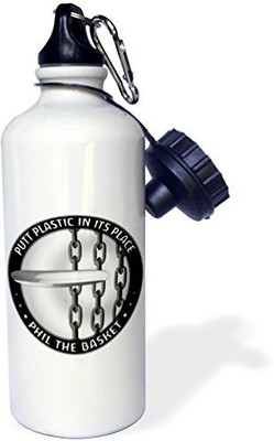

3dRose 621 ml Water Purifier Bottle(White)