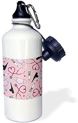 

3dRose 621 ml Water Purifier Bottle(White)