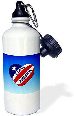 

3dRose 621 ml Water Purifier Bottle(White)