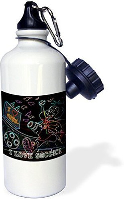 

3dRose 621 ml Water Purifier Bottle(White)