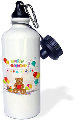 

3dRose 621 ml Water Purifier Bottle(White)