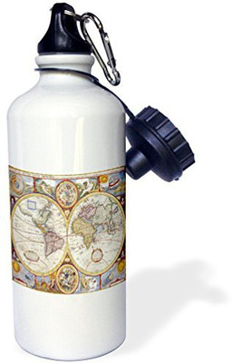 

3dRose 621 ml Water Purifier Bottle(White)
