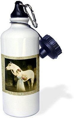 

3dRose 621 ml Water Purifier Bottle(White)