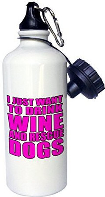 

3dRose 621 ml Water Purifier Bottle(White)