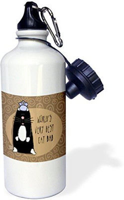

3dRose 621 ml Water Purifier Bottle(White)