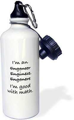 

3dRose 621 ml Water Purifier Bottle(White)