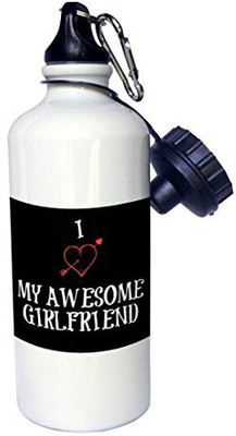 

3dRose 621 ml Water Purifier Bottle(White)