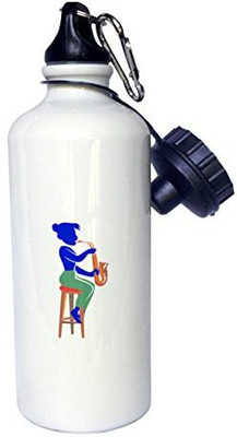 

3dRose 621 ml Water Purifier Bottle(White)