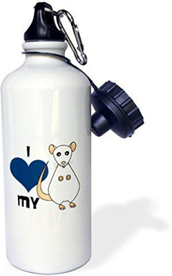 

3dRose 621 ml Water Purifier Bottle(White)