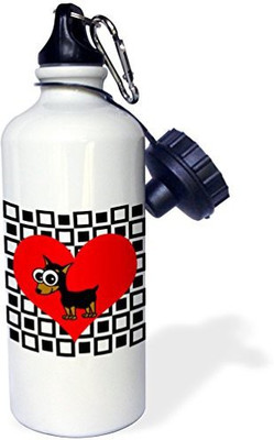 

3dRose 621 ml Water Purifier Bottle(White)
