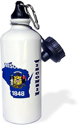 

3dRose 621 ml Water Purifier Bottle(White)