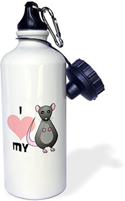 

3dRose 621 ml Water Purifier Bottle(White)