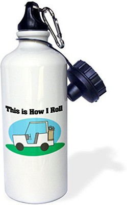 

3dRose 621 ml Water Purifier Bottle(White)