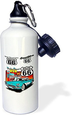 

3dRose 621 ml Water Purifier Bottle(White)