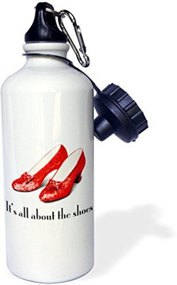 

3dRose 621 ml Water Purifier Bottle(White)