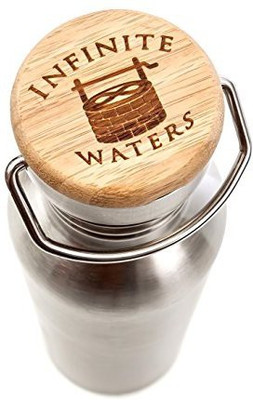 Infinite Waters 769 ml Water Purifier Bottle(Silver)