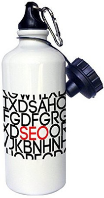 

3dRose 621 ml Water Purifier Bottle(White)