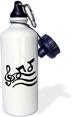 

3dRose 621 ml Water Purifier Bottle(White)