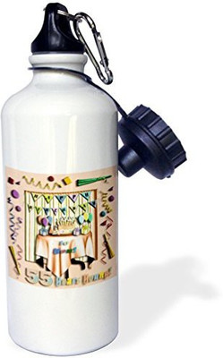 3dRose 621 ml Water Purifier Bottle(White)