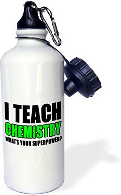 

3dRose 621 ml Water Purifier Bottle(White)