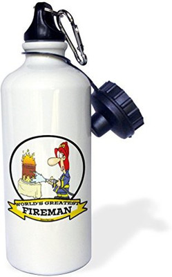 

3dRose 621 ml Water Purifier Bottle(White)
