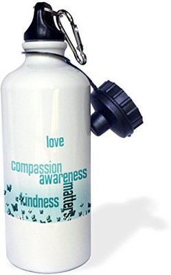 

3dRose 621 ml Water Purifier Bottle(White)