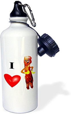 

3dRose 621 ml Water Purifier Bottle(White)