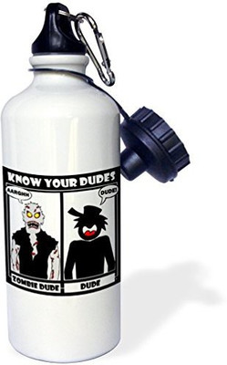 

3dRose 621 ml Water Purifier Bottle(White)