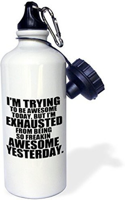 

3dRose 621 ml Water Purifier Bottle(White)