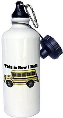 

3dRose 621 ml Water Purifier Bottle(White)