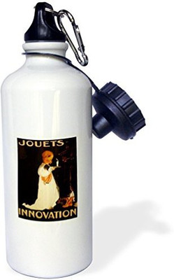 

3dRose 621 ml Water Purifier Bottle(White)