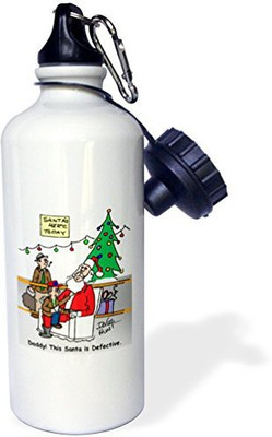 

3dRose 621 ml Water Purifier Bottle(White)