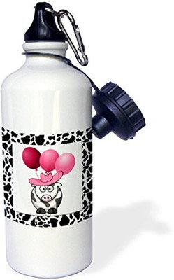 

3dRose 621 ml Water Purifier Bottle(White)