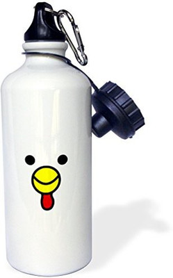 

3dRose 621 ml Water Purifier Bottle(White)