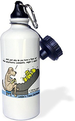 

3dRose 621 ml Water Purifier Bottle(White)