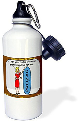 

3dRose 621 ml Water Purifier Bottle(White)
