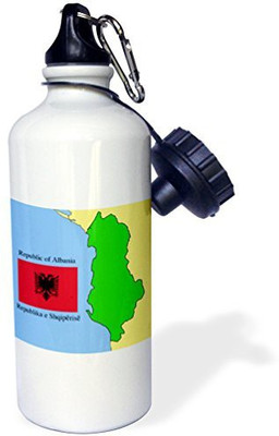 

3dRose 621 ml Water Purifier Bottle(White)