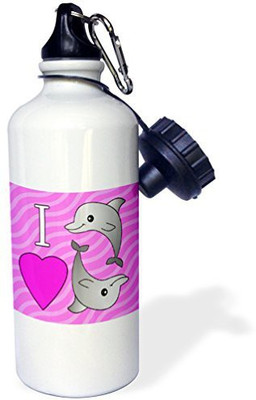 

3dRose 621 ml Water Purifier Bottle(White)