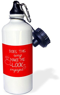 

3dRose 621 ml Water Purifier Bottle(White)