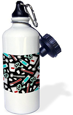 

3dRose 621 ml Water Purifier Bottle(White)