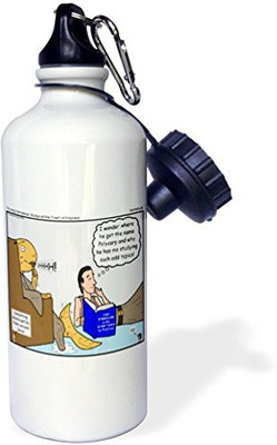 

3dRose 621 ml Water Purifier Bottle(White)