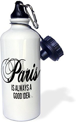 

3dRose 621 ml Water Purifier Bottle(White)