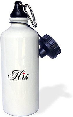 

3dRose 621 ml Water Purifier Bottle(White)