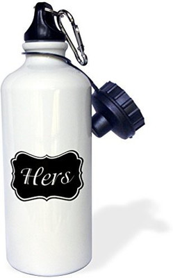 

3dRose 621 ml Water Purifier Bottle(White)