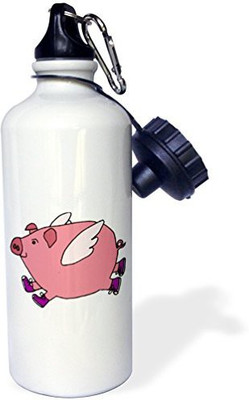 

3dRose 621 ml Water Purifier Bottle(White)