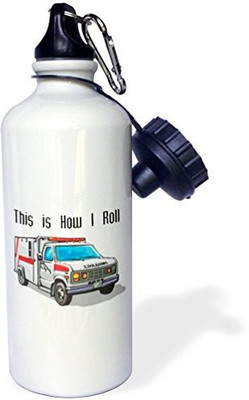 

3dRose 621 ml Water Purifier Bottle(White)