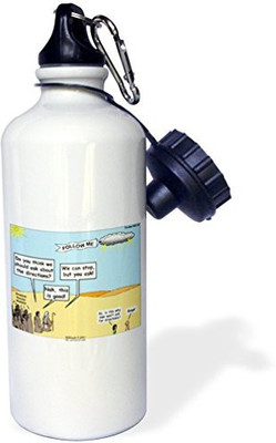 

3dRose 621 ml Water Purifier Bottle(White)
