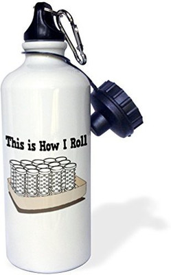 

3dRose 621 ml Water Purifier Bottle(White)